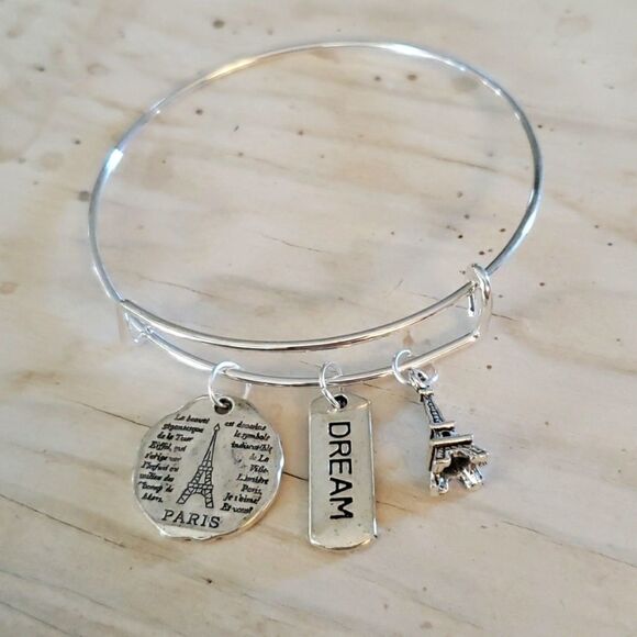 Bracelets by Sandra silver tone adjustable, dream - Picture 1 of 2